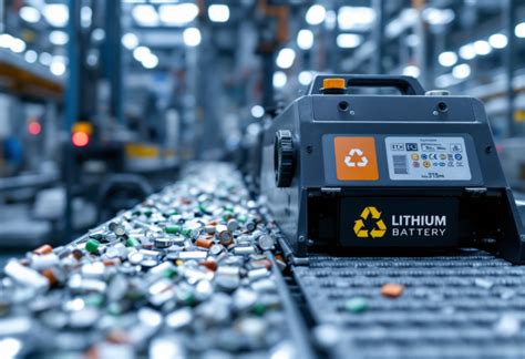 Simbolo universale del riciclo delle batterie