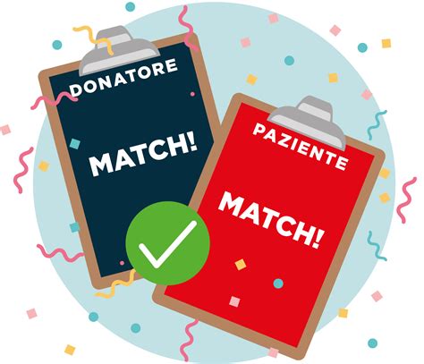 infografica sul processo di matching tra donatrice e ricevente
