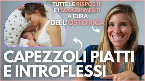 schema grafico sulla classificazione dei capezzoli: normali, piatti e introflessi