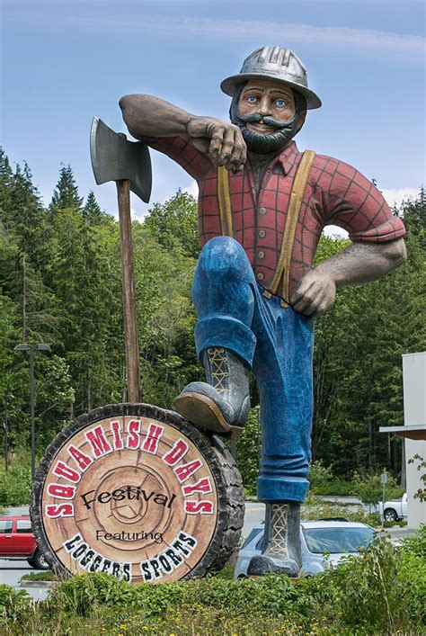 Illustrazione di Paul Bunyan con camicia a quadri