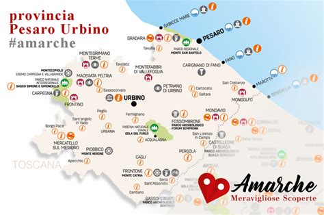 Mappa ristoranti child-friendly Pesaro Urbino
