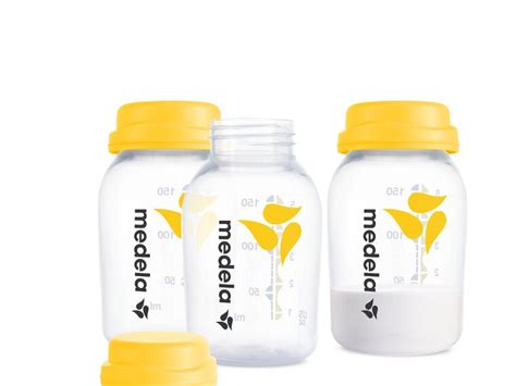 Biberon Medela in un contesto di conservazione del latte materno