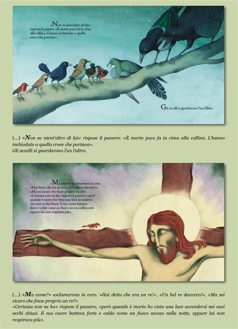 Illustrazione di Gesù che crea uccelli dall'argilla