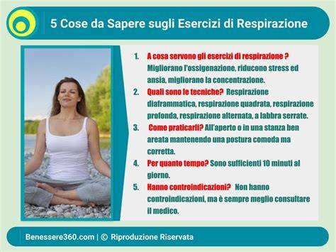infografica che illustra i benefici degli esercizi di respirazione e del rilassamento in gravidanza