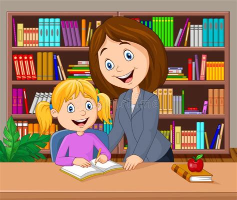 Illustrazione di un tutor che aiuta uno studente
