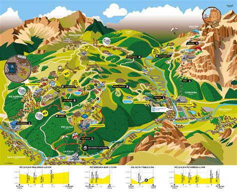 Mappa dei parchi Movimënt in Alta Badia