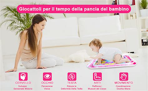 tappeto sensoriale neonato tessuti carnevale