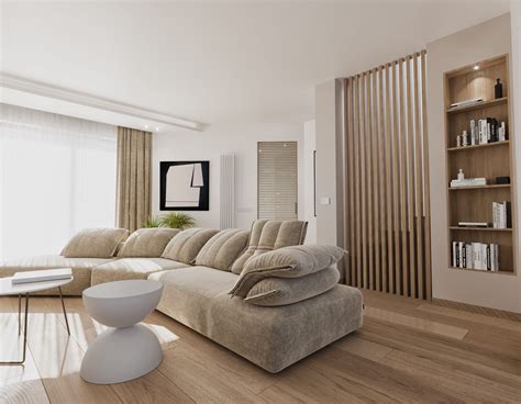 design di una sala nido con arredi in legno certificato e specchi a parete