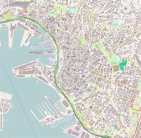 Mappa del centro storico di Arona con evidenziata Via Pertossi