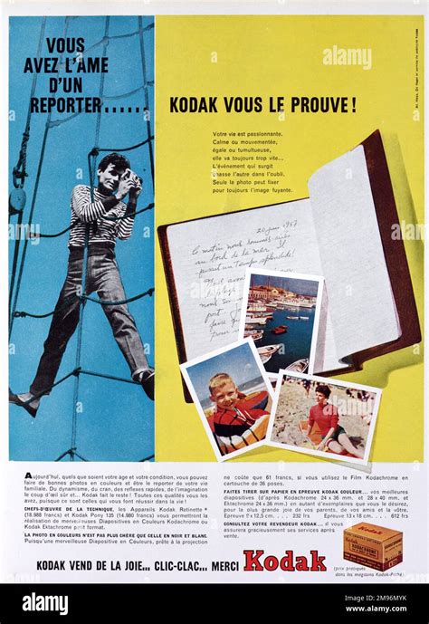 Pubblicità d'epoca della Kodak Brownie