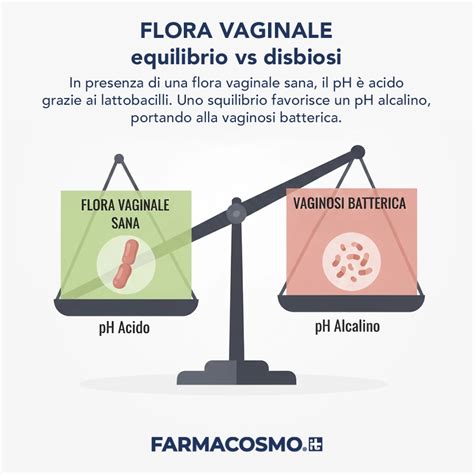 Diagramma che illustra i fattori che alterano l'equilibrio della flora vaginale