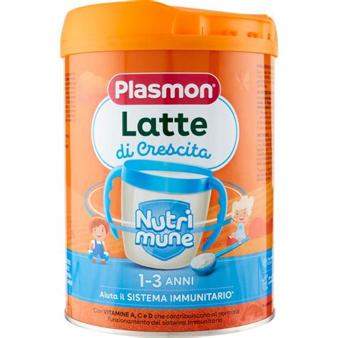Tavola comparativa latte in polvere