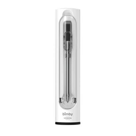 Dettaglio tecnologico del termometro Bimby Sensor inserito in un alimento