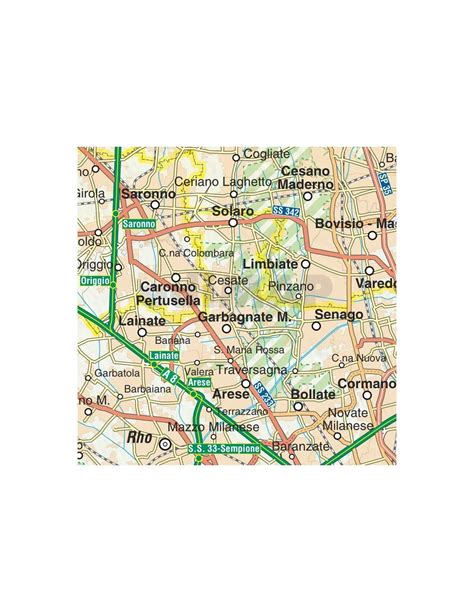Mappa dell'area della Brianza con i punti vendita Asciuttissimi