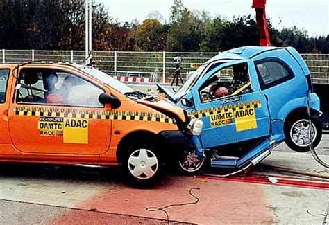 Tavola comparativa dei risultati dei crash test ADAC