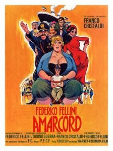 Scena dal film Amarcord di Federico Fellini