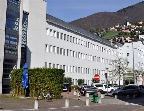 Veduta storica dell'Ospedale La Carità di Locarno, sede del primo centro di fertilità svizzero