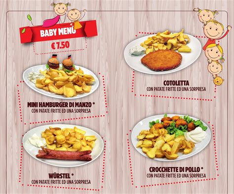 Menu per bambini servito a bordo di un volo a lungo raggio