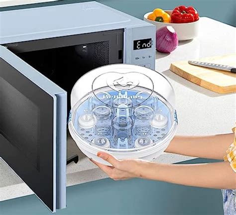 Diagramma di uno sterilizzatore a microonde in azione