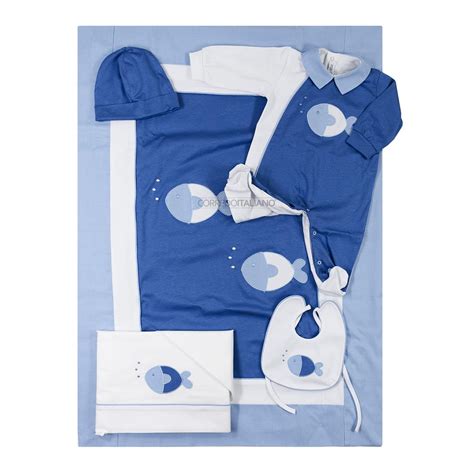Set corredino neonato in cotone