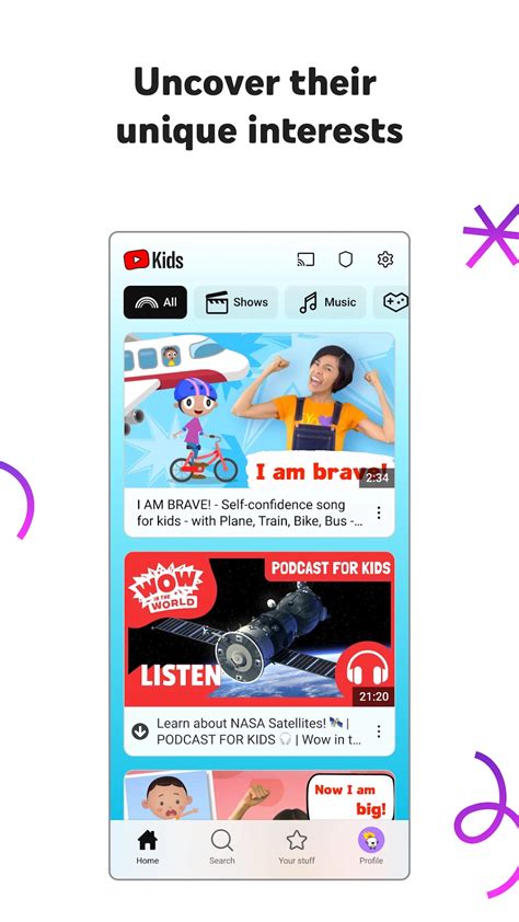 Screenshot di linee guida YouTube Kids