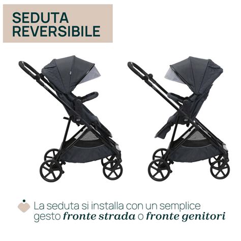 Passeggino Be Cool piegato per viaggio