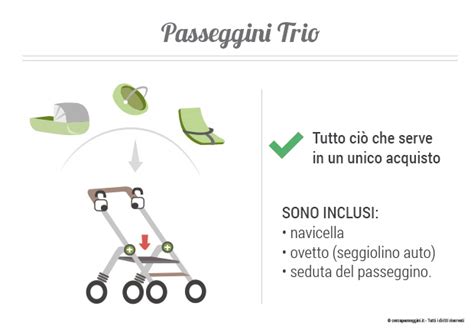 Componenti di un Trio Passeggino