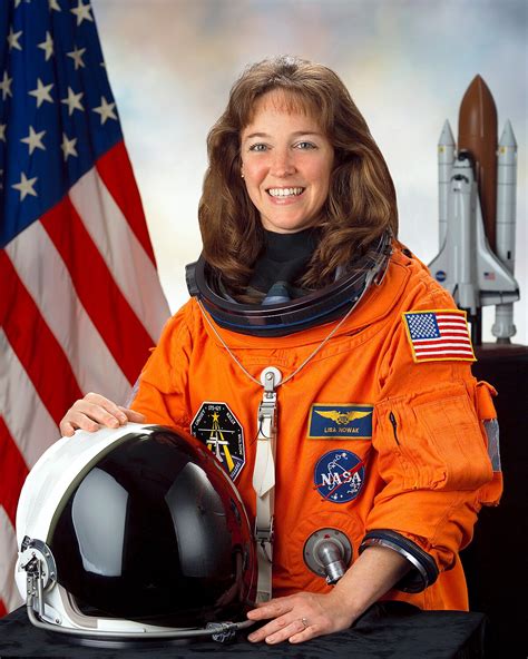 Astronauta Lisa Nowak in uniforme NASA