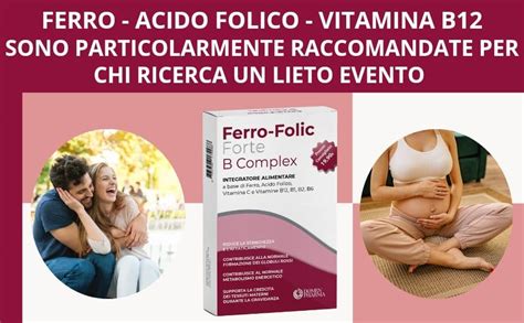 Grafico che mostra l'importanza dell'acido folico e del ferro durante la gestazione