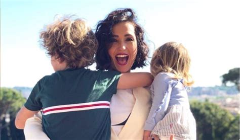 Caterina Balivo con i suoi figli