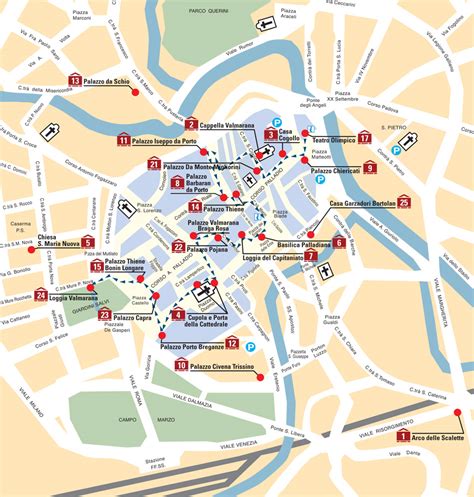 Mappa del centro storico di Porto