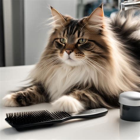 Grooming tools for longhaired cats