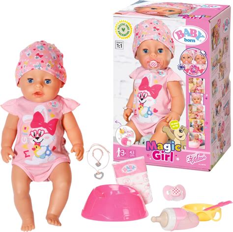 Bambola BABY born con gamba rimovibile per asciugatura