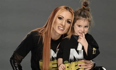Becky Lynch con sua figlia Roux