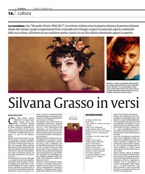 Silvana Grasso autrice siciliana