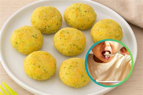 Polpette di patate e verdure per lo svezzamento