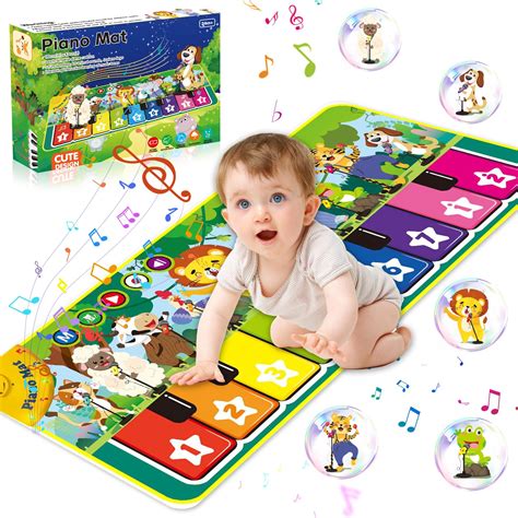 Tappeto musicale interattivo con bambini che giocano