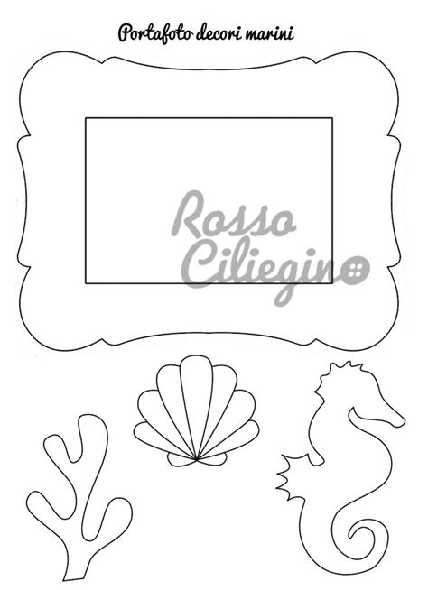 Cartamodello per portafoto 10x15 cm