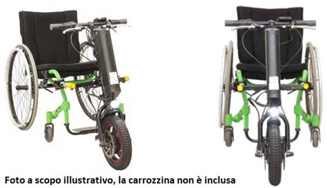 Dettaglio sistema di aggancio carrozzina