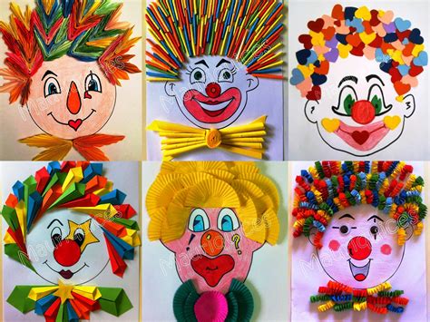 bambini che realizzano lavoretti di carnevale con materiali di recupero