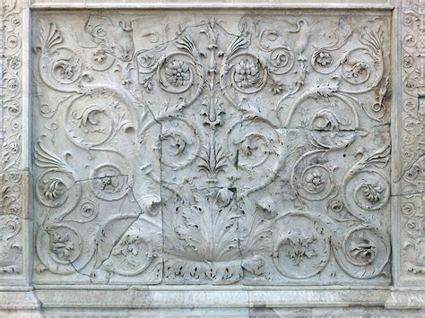 Dettaglio girali d'acanto Ara Pacis