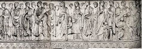 Disegno di Etienne Dupérac processione Ara Pacis