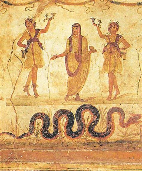 Immagine di antichi dèi Penati o di utensili casalinghi storici