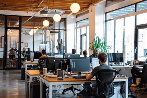 ufficio moderno con persone che lavorano e welfare aziendale
