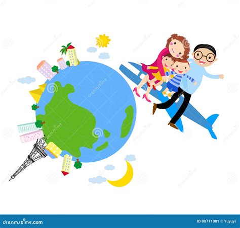 Famiglia felice in viaggio con passeggino compatto
