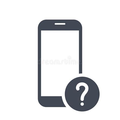 Illustrazione di un telefono con un punto interrogativo