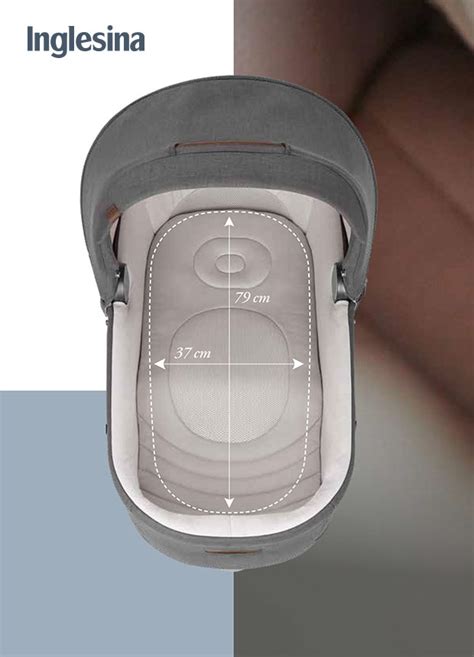 Dettaglio della navicella Inglesina con il sistema Welcome Pad