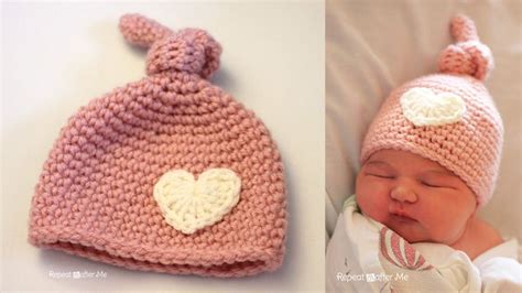 Cappellino neonato uncinetto con paraorecchie