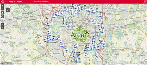 Mappa delle città coperte dal servizio di consegna a domicilio dei prodotti della farmacia
