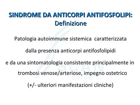 Meccanismo della sindrome da anticorpi antifosfolipidi